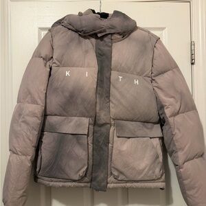 Kith - Women’s Puffer Jacket with Hood (Removable Sleeves to turn into Vest)